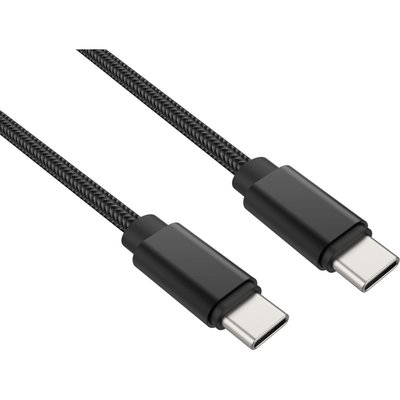 Câble USB C vers USB-C 2M Noir ADEQWAT