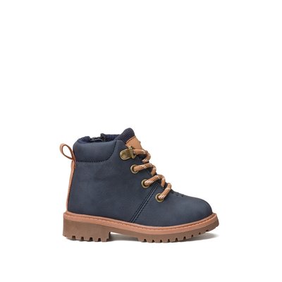 Bottines zippées et à lacets esprit montagnard LA REDOUTE COLLECTIONS