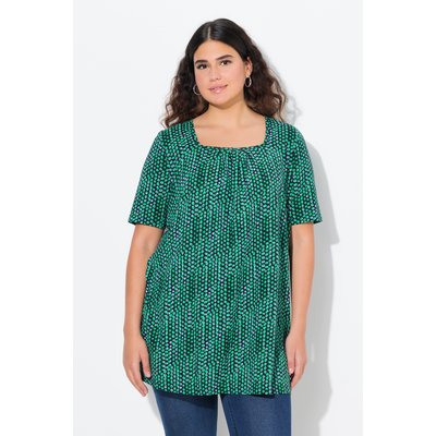 T-shirt long, motifs petits points ULLA POPKEN
