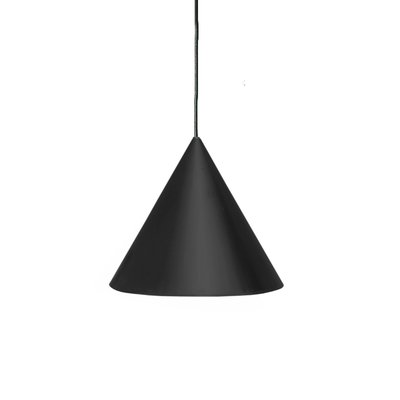 Suspension abat-jour fer noir 30 cm - REMEI HANNUN