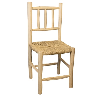 Chaise en bois de laurier et doum HOME MAISON