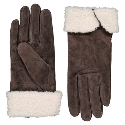 Gants fourrés, en cuir LA REDOUTE COLLECTIONS