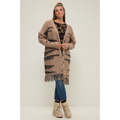 Manteau oversize en maille côtelée. Encolure STUDIO UNTOLD