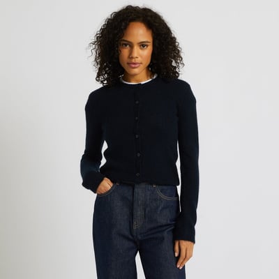 Cardigan Blanc Femme Monoprix - Taille US 0 / UK XS, Occasion Très Bon état