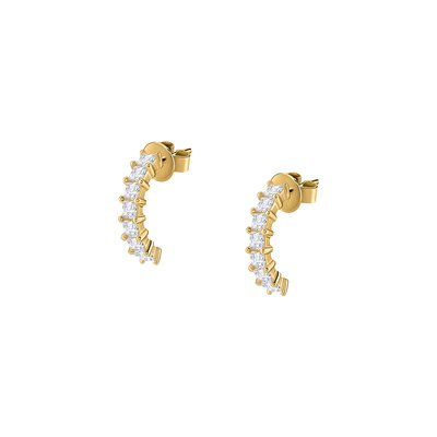 Boucles d'oreilles en argent 925 et oxyde de zirconium CLEOR