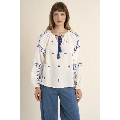 Blouse brodée manches longues MOLLY BRACKEN