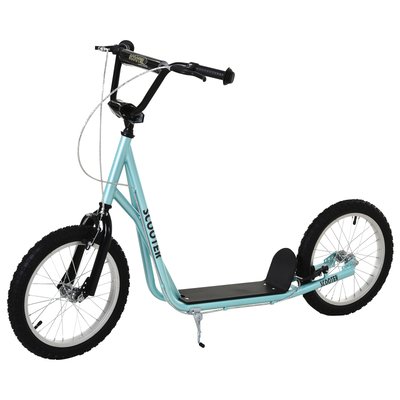Trottinette patinette enfants grandes roues guidon réglable béquille HOMCOM