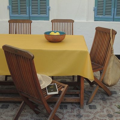 Nappe enduite carrée ou rectangle UNI 1 FLEUR DE SOLEIL