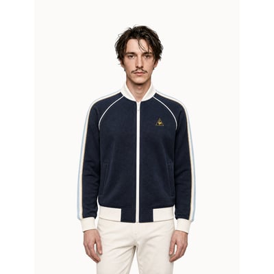 Veste zippée Le Coq Sportif x Maradona effet piqué LCS CUP LE COQ SPORTIF