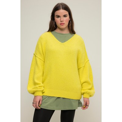 Pull oversize jaune La Redoute