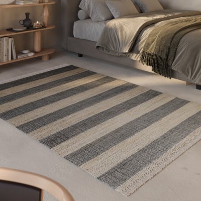 Tapis jute à rayures rectangulaire ,  VIRGIL WECON HOME