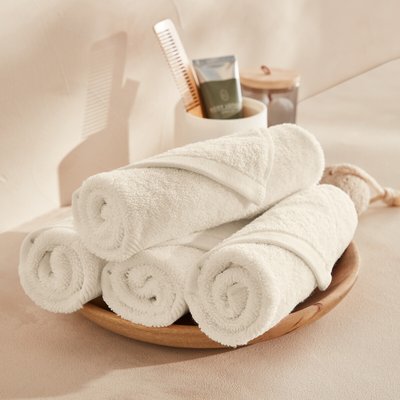 Set van 4 gastendoekjes in badstof 600 g/m², Zavara LA REDOUTE INTERIEURS