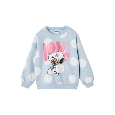 Sweat Peanuts® Snoopy imprimé gros pois VERTBAUDET