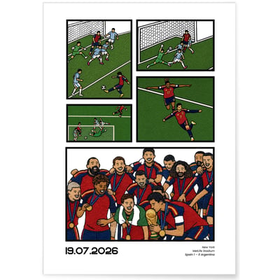 Affiche CDM Espagne 1 L'AFFICHERIE