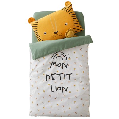 Housse de couette Mon petit lion Oeko-Tex® VERTBAUDET