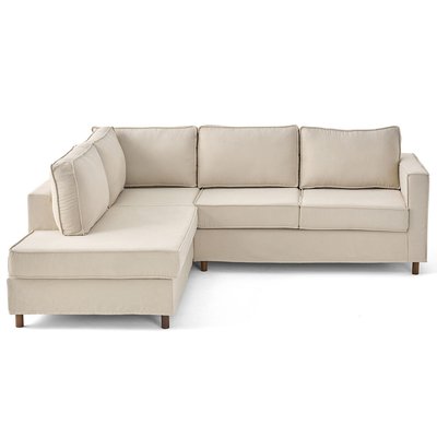 Canapé d'Angle gauche en Tissu 5 places - JAKE LISA DESIGN
