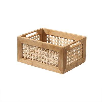 Boîte en Bambou et Rotin Petit Modèle - L25x18x12 cm CALICOSY