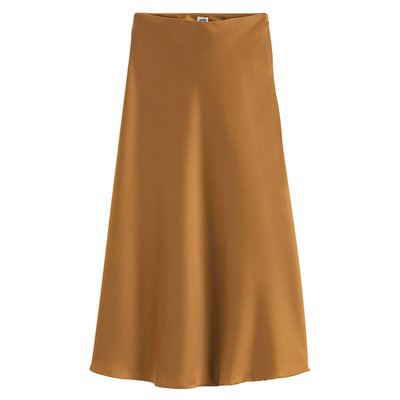 Jupe évasée longue en satin mat, Signature MARION LA REDOUTE COLLECTIONS