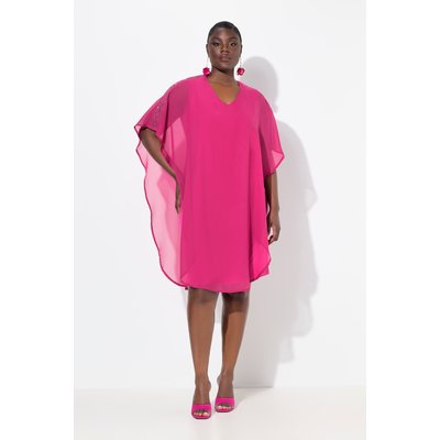 Robe en mousseline, multicouche, col V ULLA POPKEN