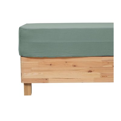 Drap Housse Gaze Coton Flora EDEN