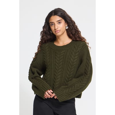 Pull en maille manches longues ICHI