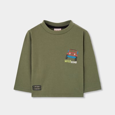T-shirt maille garçon imprimé 4x4 BOBOLI