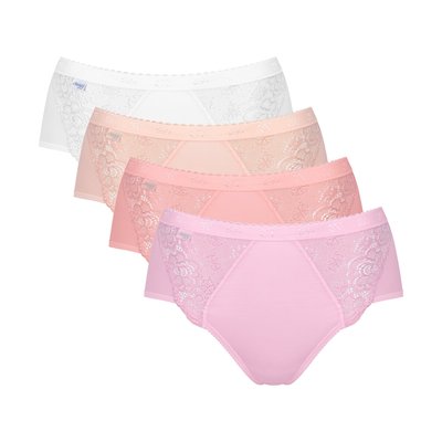 Lote de 3+1 gratis - bragas culotte SLOGGI CHIC MIDI SLOGGI