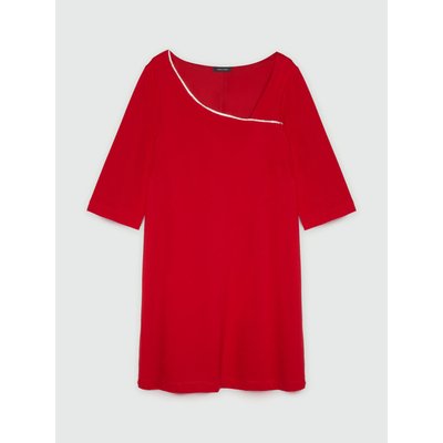 Robe en maille MILANO avec manches trois-quarts et col bordé de strass FIORELLA RUBINO