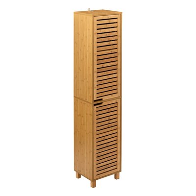 Colonne de salle de bain en bambou Sicela - 34 x H. 170 cm ATMOSPHERA