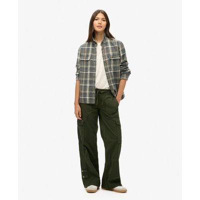 Pantalon cargo large taille basse SUPERDRY