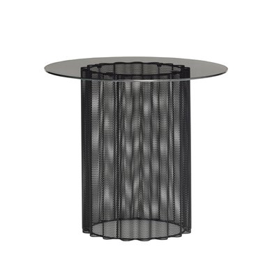 Table en verre et fer FLOW HUBSCH