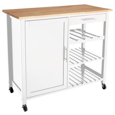 Desserte de cuisine Claude - 100 x H. 87,5 cm ATMOSPHERA
