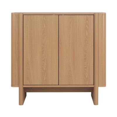 Buffet 2 portes en bois L 80 cm- OLI DRAWER