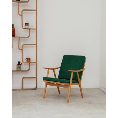 Fauteuil vert foncé Jakob N°432 - Bon état DEBONGOUT