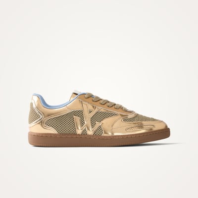 Baskets monogramme à lacets avec semelle retro AURA Bubble VANESSA WU