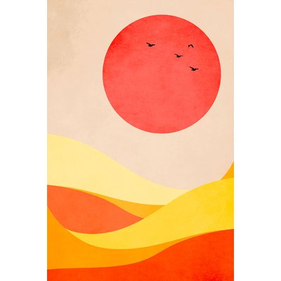 Tableau scandinave Vague harmonieuse HEXOA