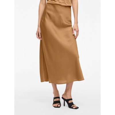 Jupe satinée, taille haute VILA