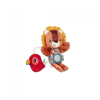 Jack le lion - jouet d'activités - marionnette - ocre - 17cm LILLIPUTIENS