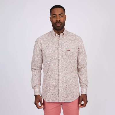 Chemise brodee fleurs La Redoute