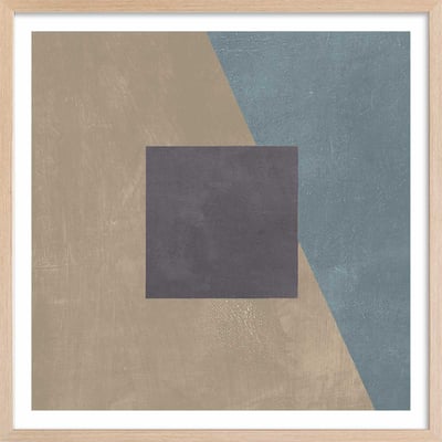 Poster Soie bleue sarcelle HEXOA