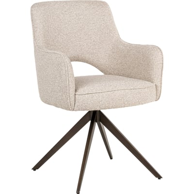 Chaise de salle à manger pivotante en polyester RECOLLECTION