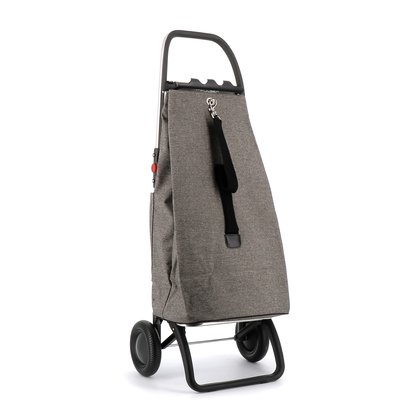 ECOMAKU - Chariot de course pliable 2 roues, design moderne et ergonomique, idéal pour vos courses du quotidien - Beige ROLSER