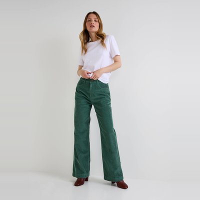 Pantalon monoprix femme hot sale