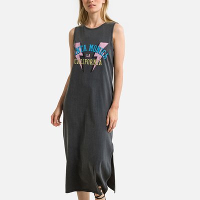 Vestido camiseta con motivo delante PIECES