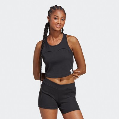 Débardeur crop côtelé Lounge Rib ADIDAS SPORTSWEAR