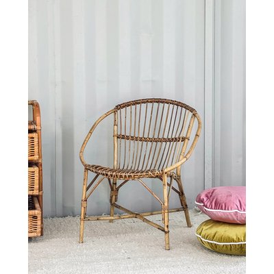 Fauteuil en rotin Ernest N°190 - Bon état DEBONGOUT