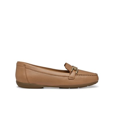 Ademende loafers in generfd leer, Annytah GEOX