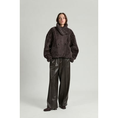 Manteau réversible en sherpa SEE U SOON
