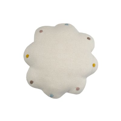 Coussin en coton lavable, ROUND COOKIE HAPPY DECOR KIDS
