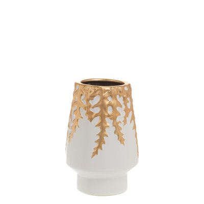 Vase Seleni     Blanc/or AMADEUS